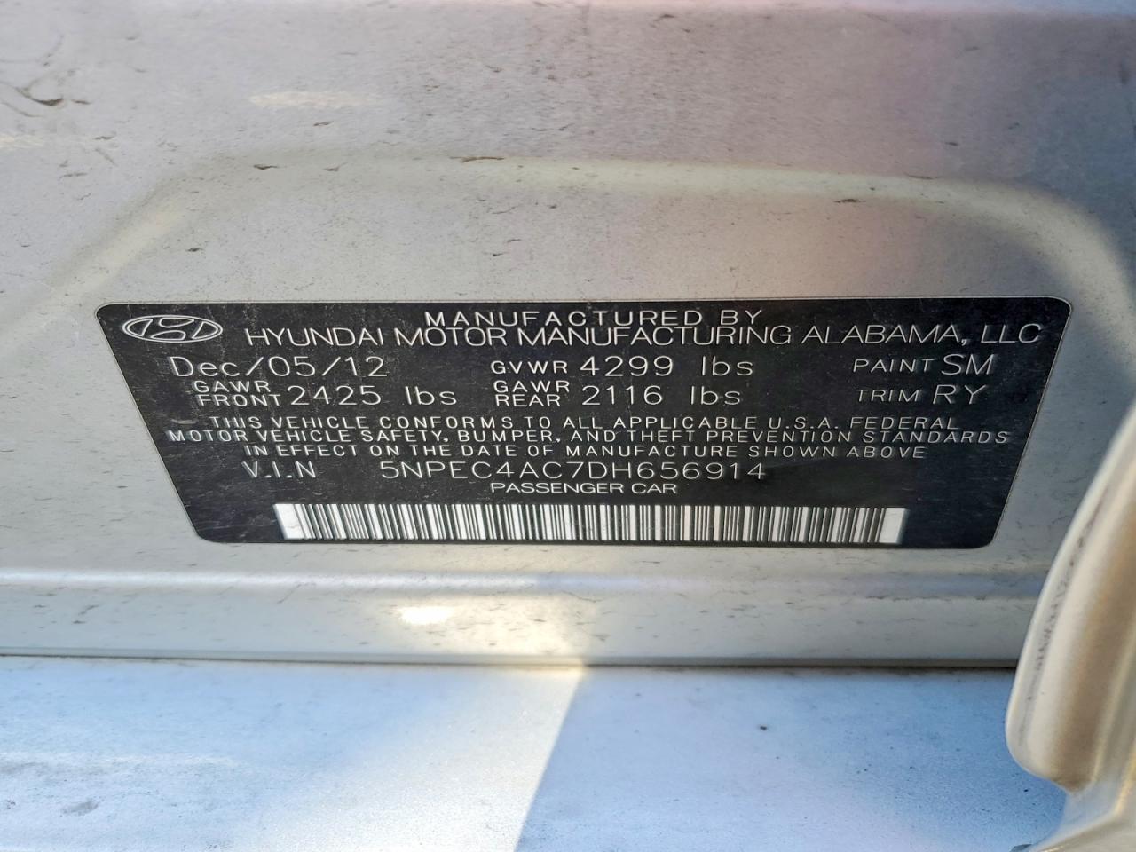 2013 Hyundai Sonata se