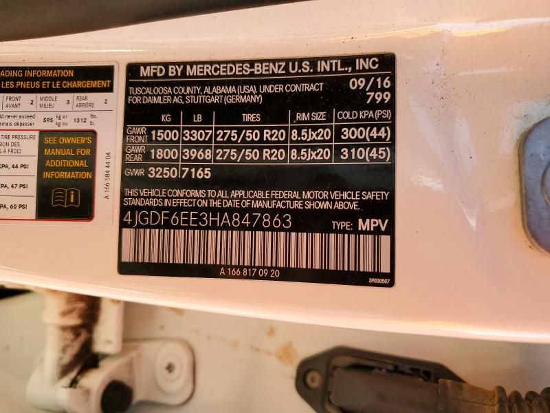 2017 Mercedes-Benz Gls 450 4matic