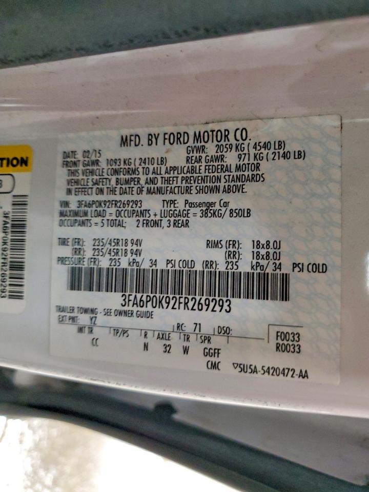 2015 Ford Fusion Titanium