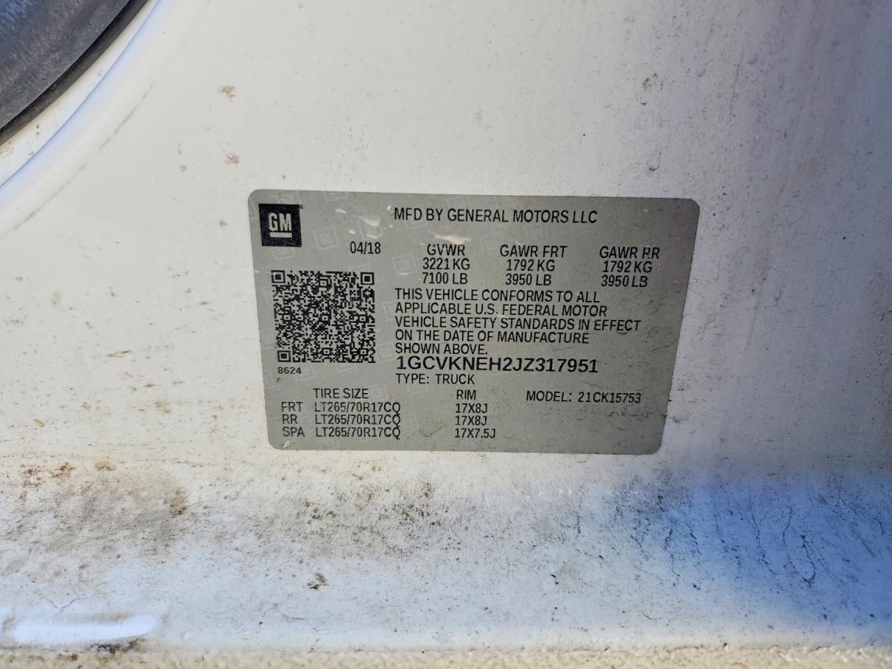 2018 Chevrolet Silverado K1500