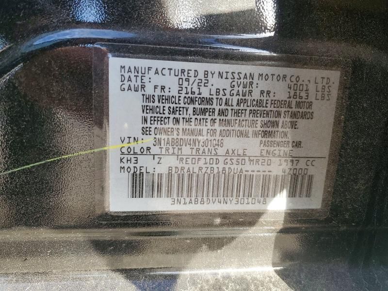 2022 Nissan Sentra sr