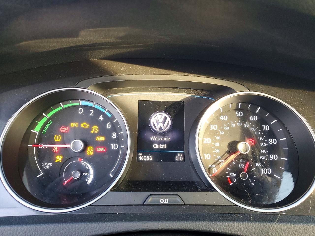 2019 Volkswagen E-golf se