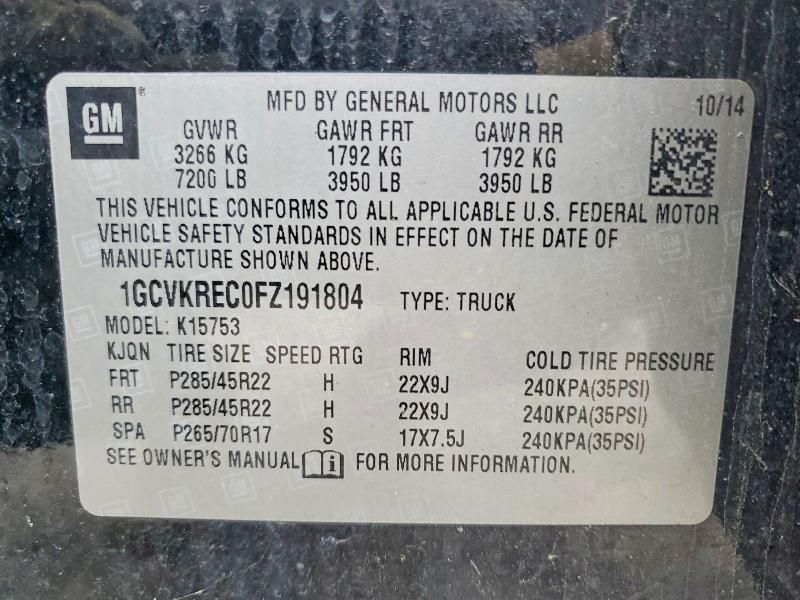 2015 Chevrolet Silverado K1500 lt