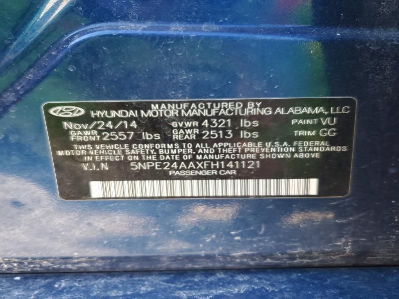 2015 Hyundai Sonata eco