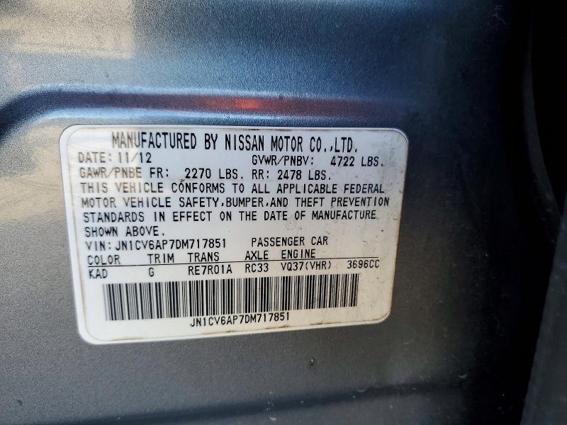 2013 Infiniti G37 Base