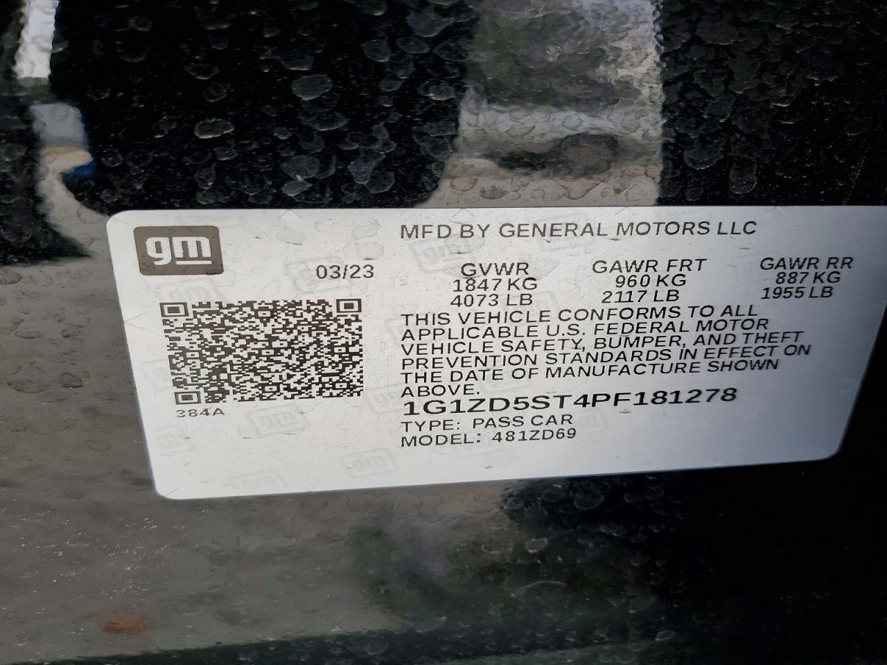 2023 Chevrolet Malibu lt