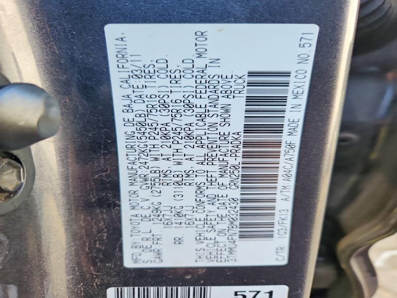 2011 Toyota Tacoma Double Cab Long BED