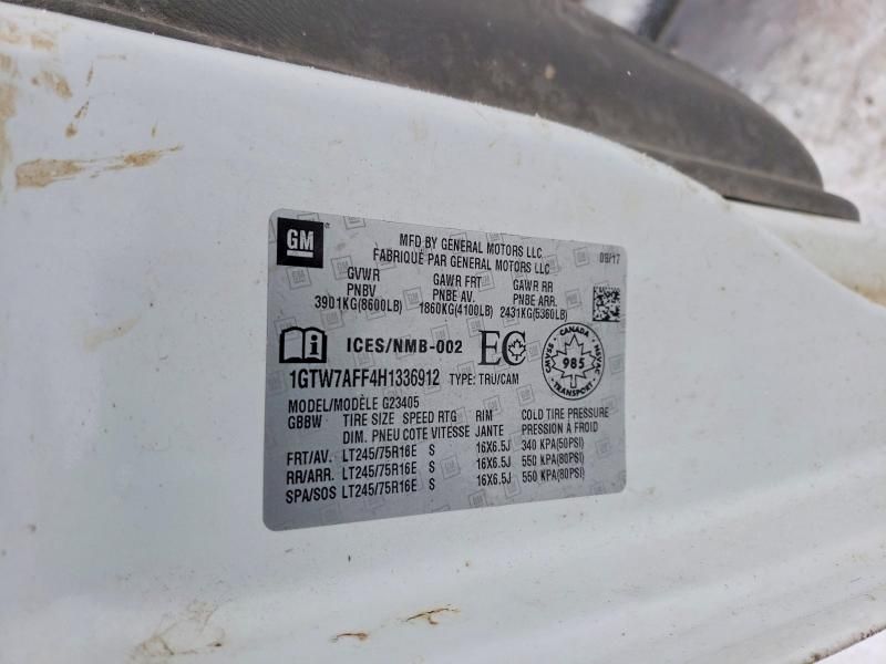 2017 GMC Savana G2500