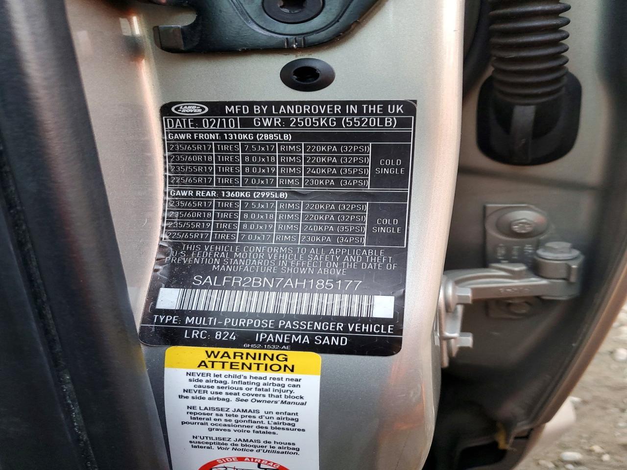 2010 Land Rover LR2 hse