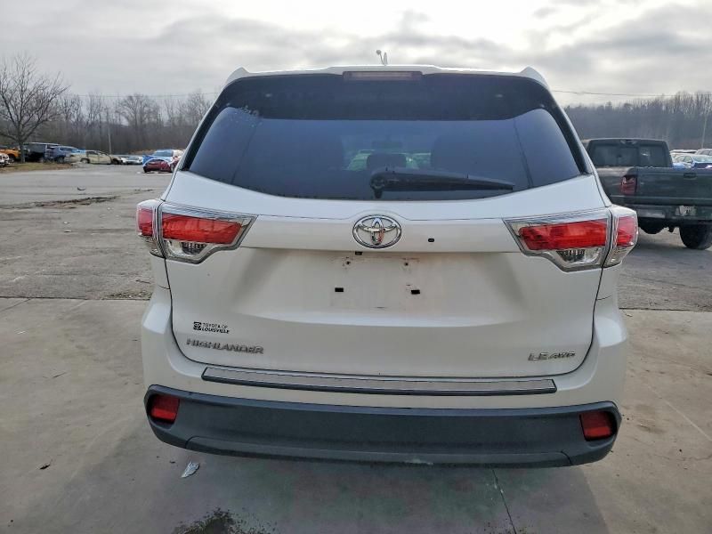 2016 Toyota Highlander le