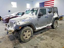 Jeep salvage cars for sale: 2015 Jeep Wrangler Unlimited Sport