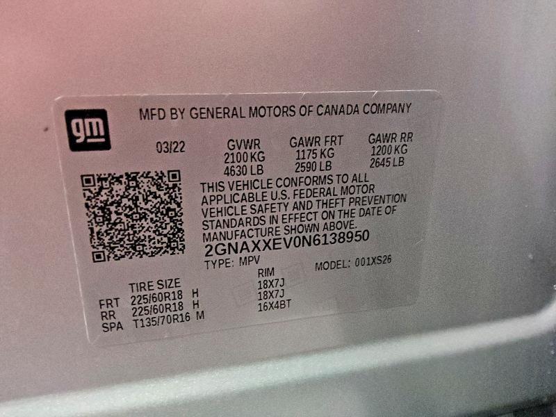 2022 Chevrolet Equinox Premier