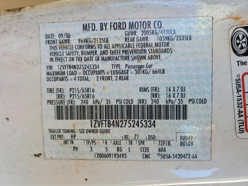 2007 Ford Mustang