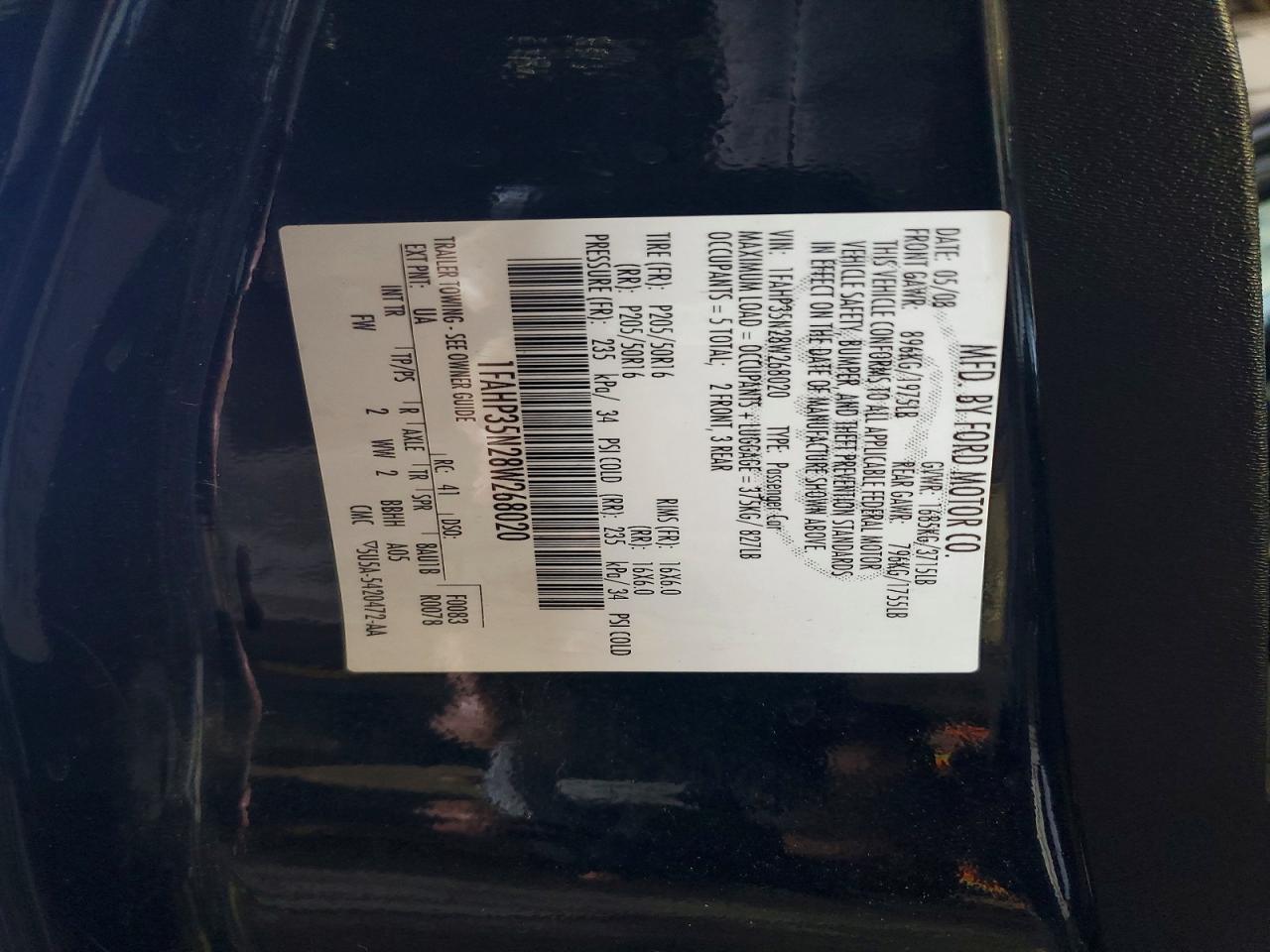 2008 Ford Focus se
