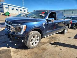 Salvage trucks for sale at Albuquerque, NM auction: 2021 Ford F150 Supercrew