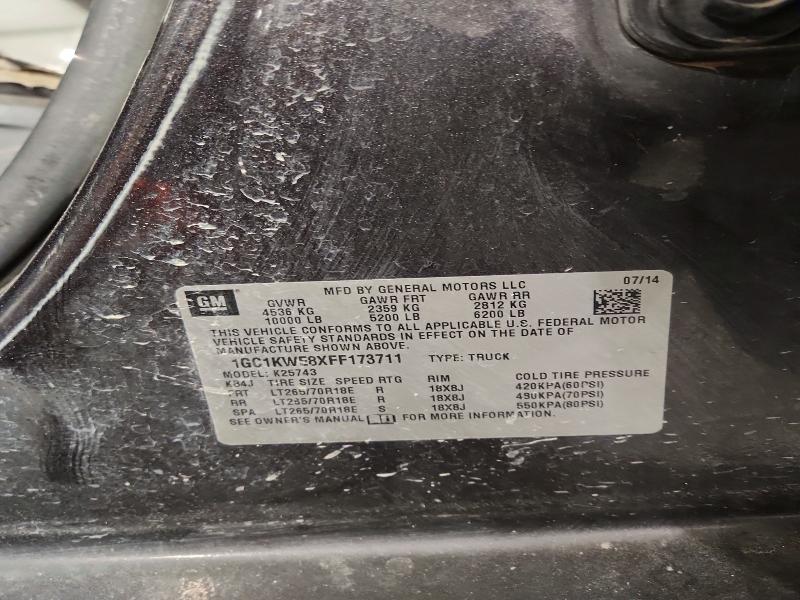 2015 Chevrolet Silverado K2500 Heavy Duty ltz
