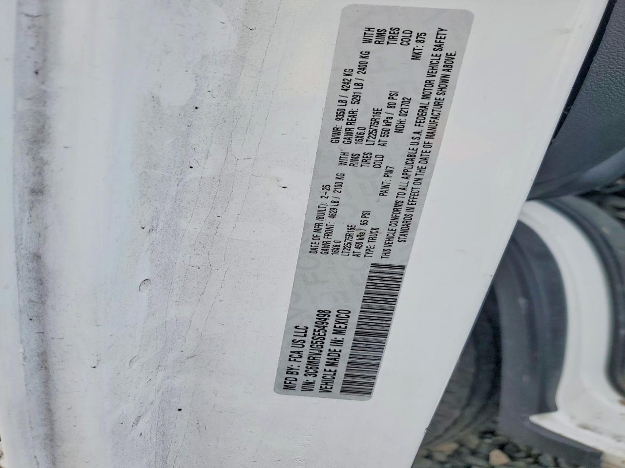 2025 Dodge Ram Promaster 3500 3500 High