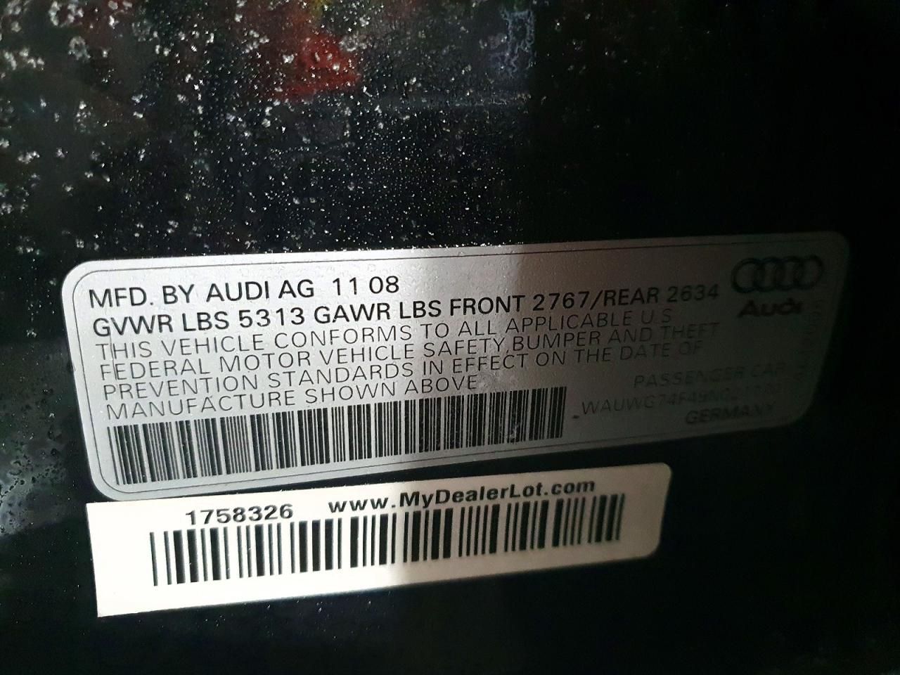 2009 Audi A6 Prestige