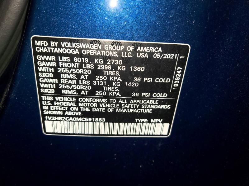 2021 Volkswagen Atlas se