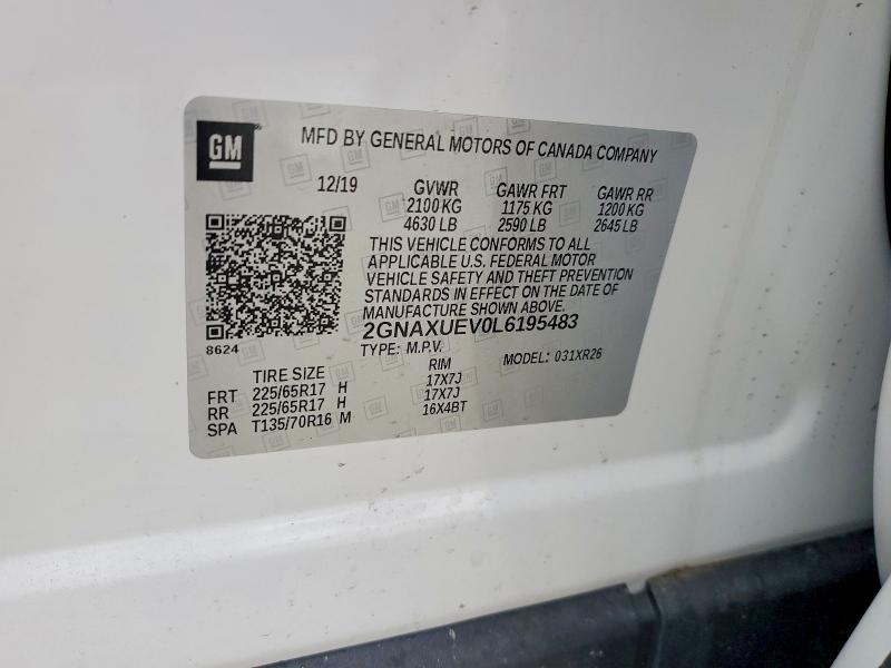 2020 Chevrolet Equinox lt