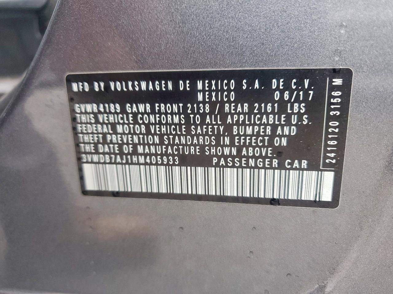 2017 Volkswagen Jetta se