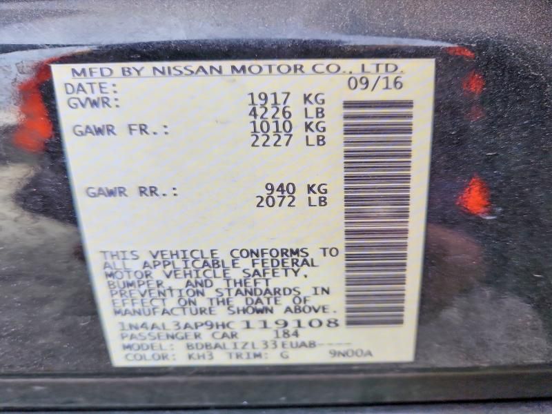 2017 Nissan Altima 2.5