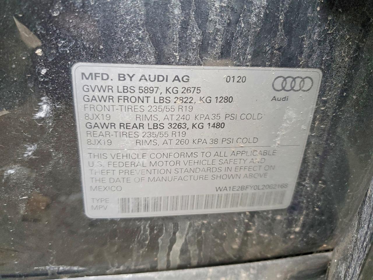 2020 Audi Q5 e Premium Plus