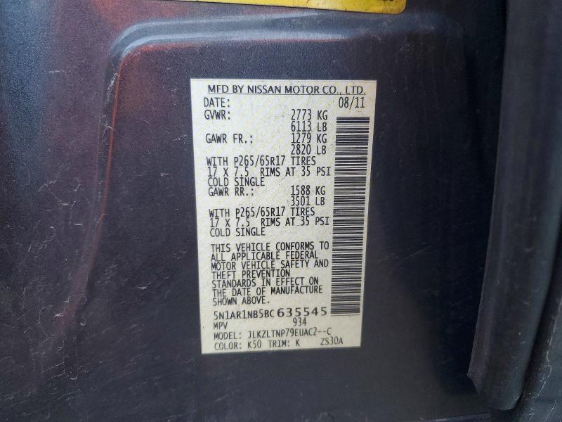 2011 Nissan Pathfinder s