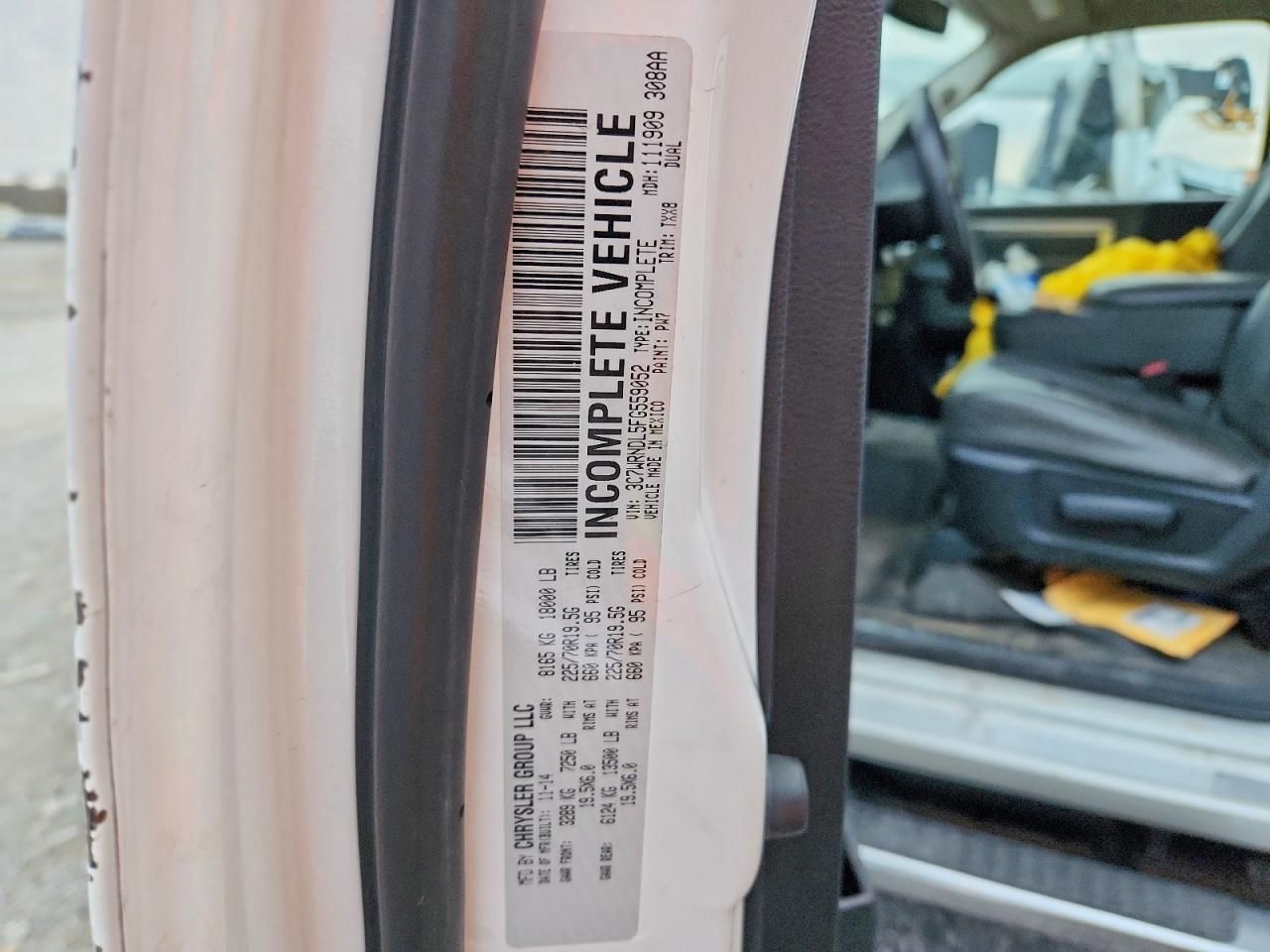 2015 Dodge RAM 5500 BOX Truck