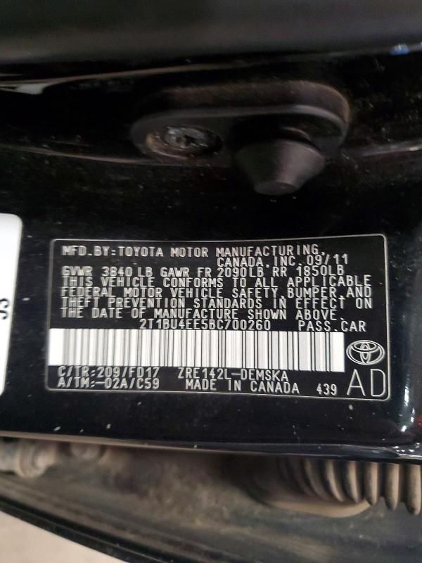 2011 Toyota Corolla Base