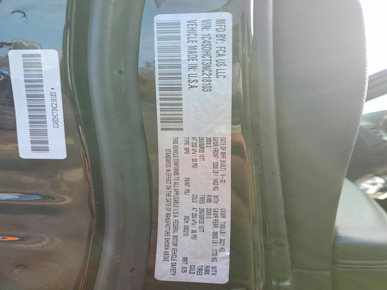 2022 Dodge Durango R/T