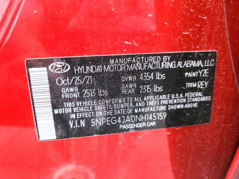 2022 Hyundai Sonata se