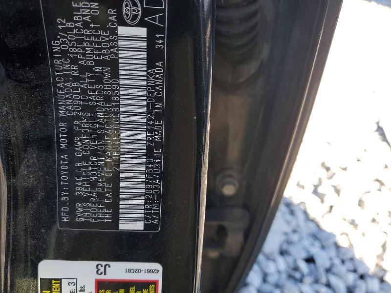 2012 Toyota Corolla Base
