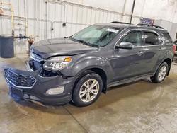 Salvage cars for sale from Copart Avon, MN: 2017 Chevrolet Equinox lt