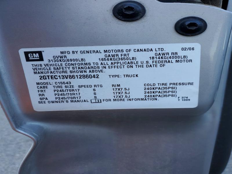 2006 GMC New Sierra C1500