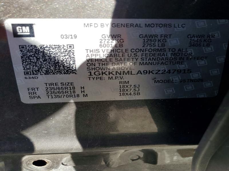 2019 GMC Acadia Slt-1