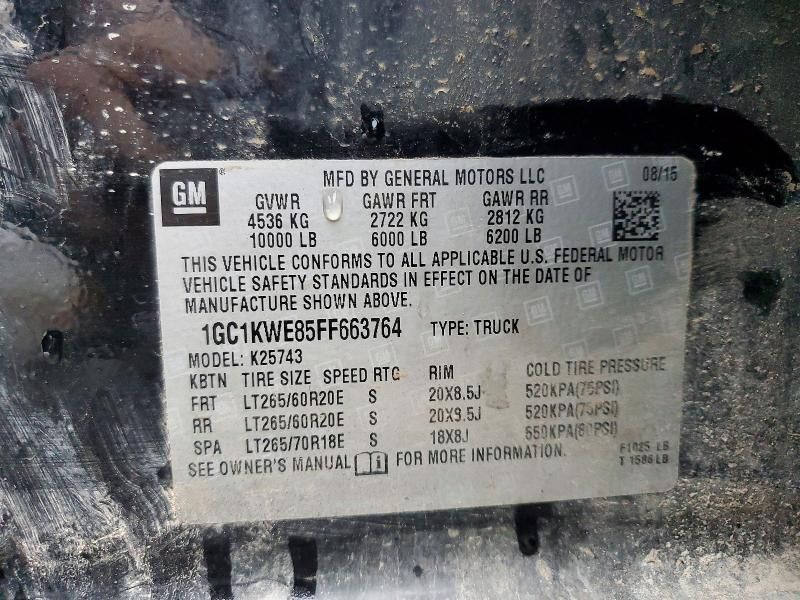 2015 Chevrolet Silverado K2500 Heavy Duty ltz