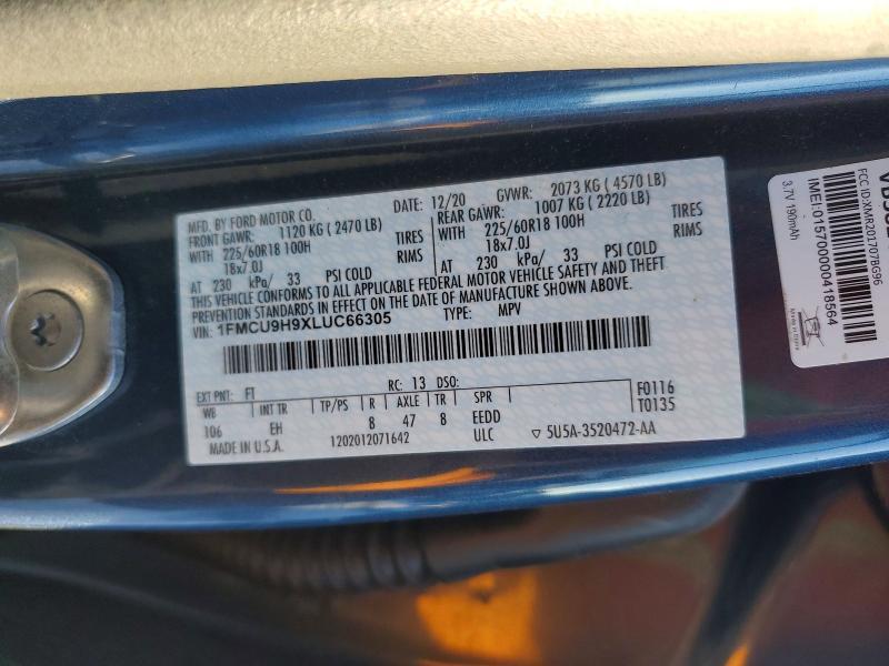 2020 Ford Escape sel