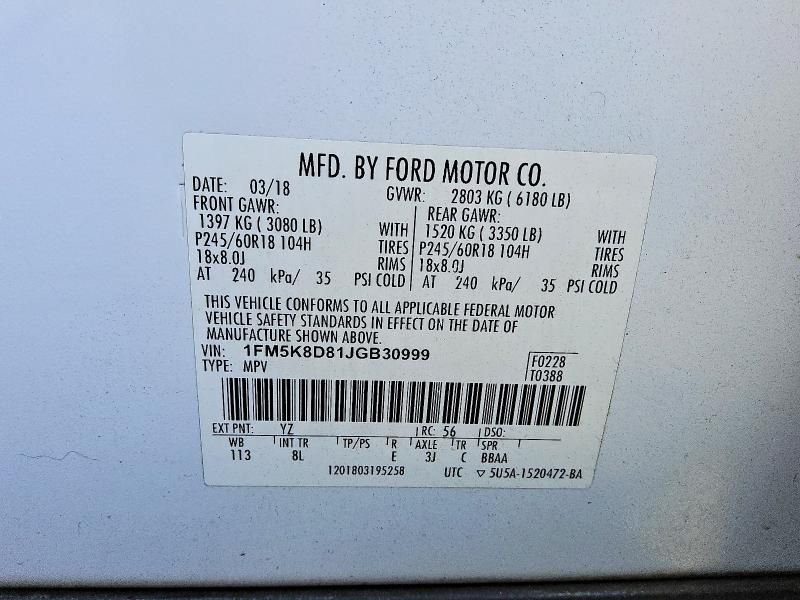 2018 Ford Explorer xlt