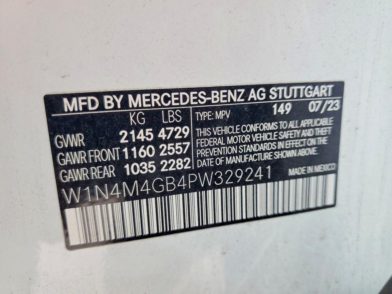 2023 Mercedes-Benz Glb 250