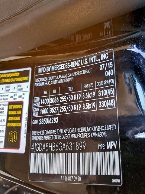 2016 Mercedes-Benz Gle 350 4matic