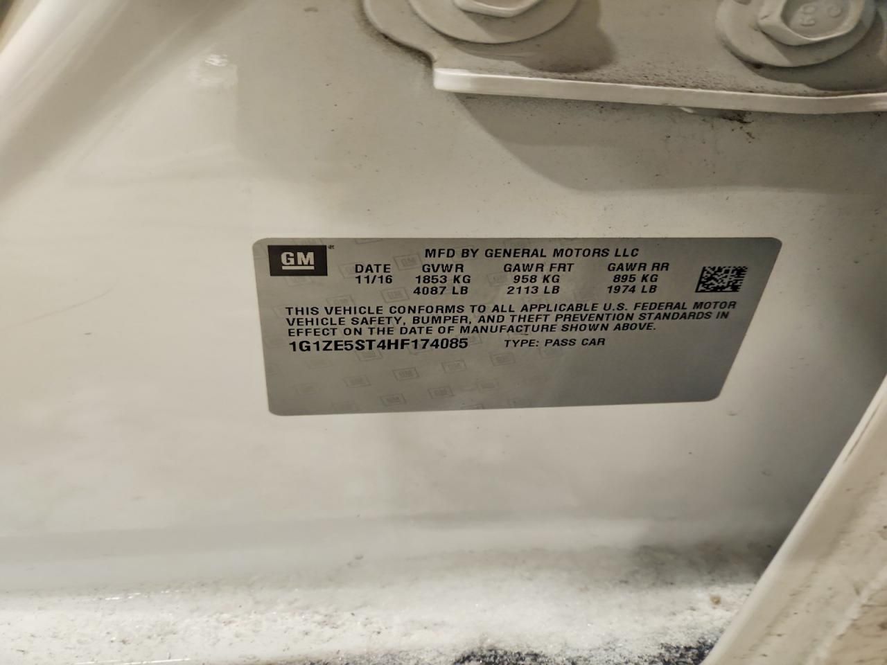 2017 Chevrolet Malibu lt