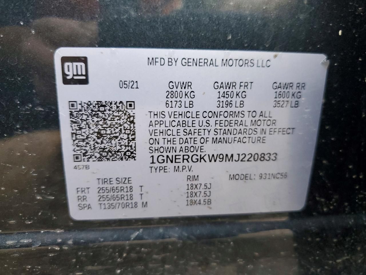 2021 Chevrolet Traverse lt