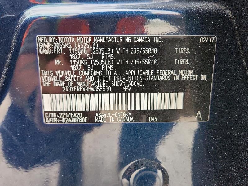 2017 Toyota Rav4 Limited