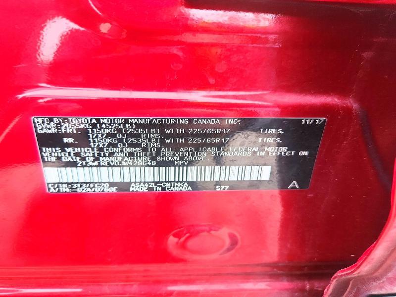 2018 Toyota Rav4 Adventure