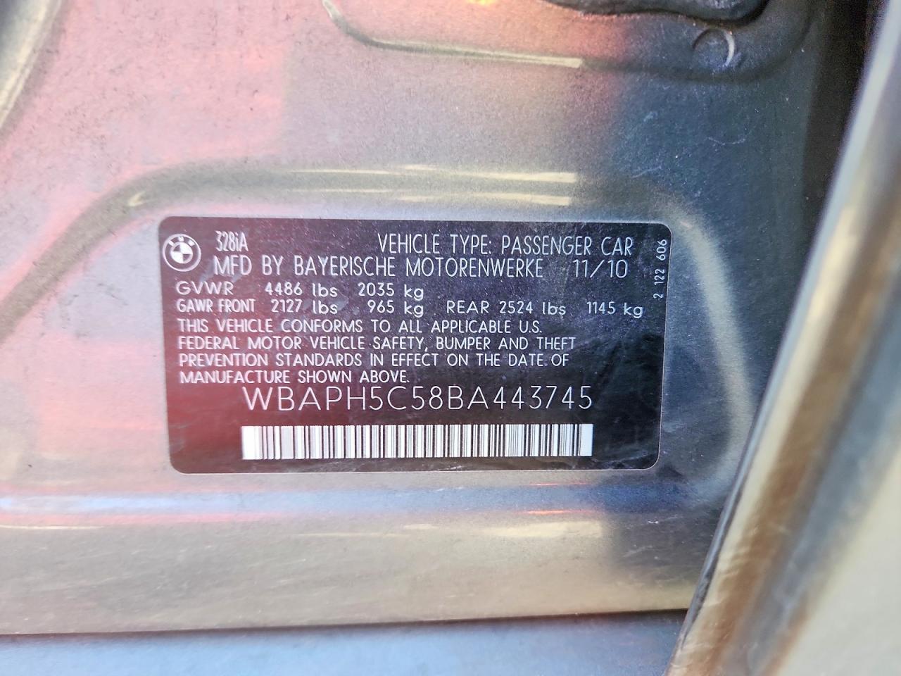 2011 BMW 328 i Sulev