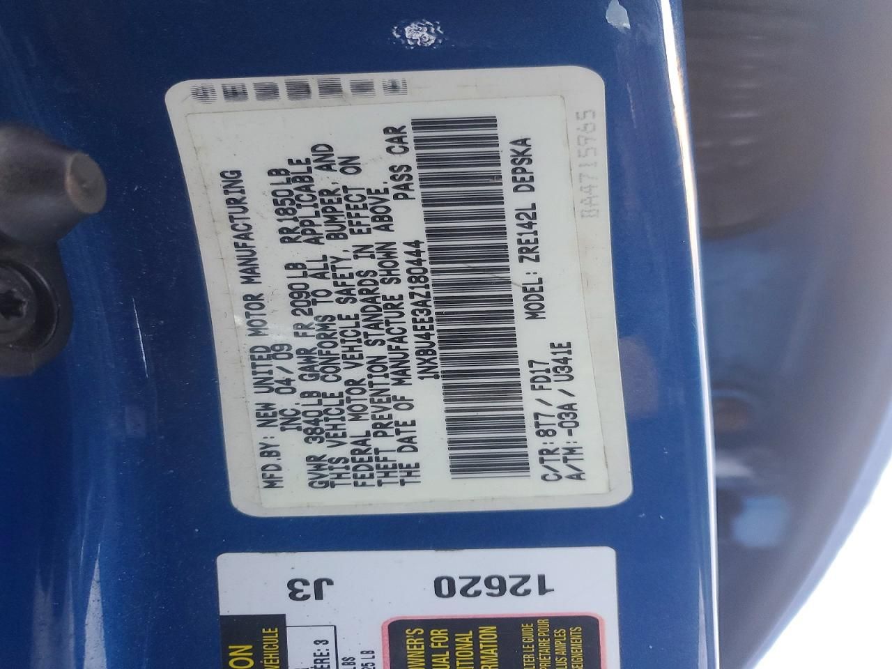 2010 Toyota Corolla Base