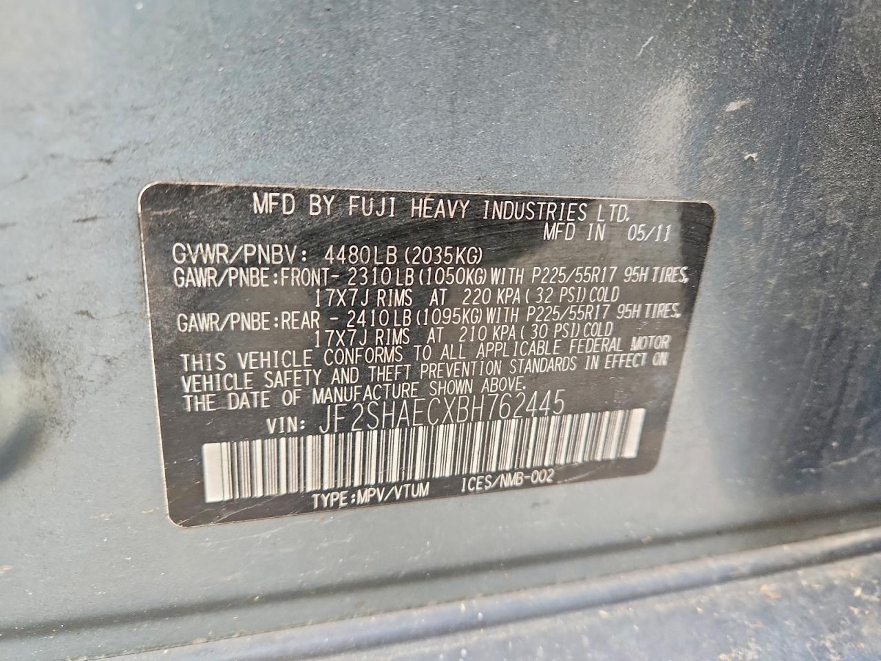2011 Subaru Forester Limited