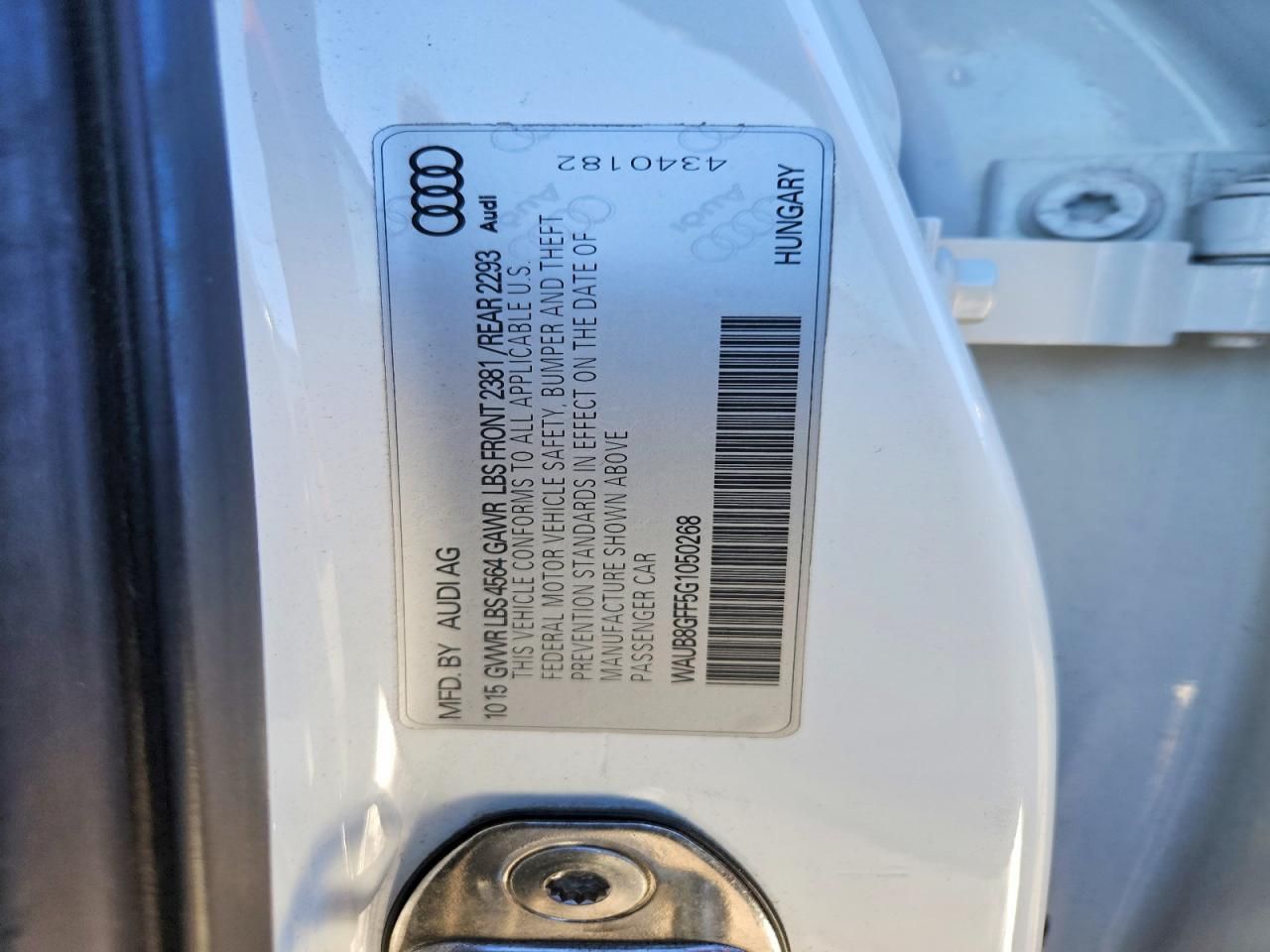 2016 Audi A3 Premium