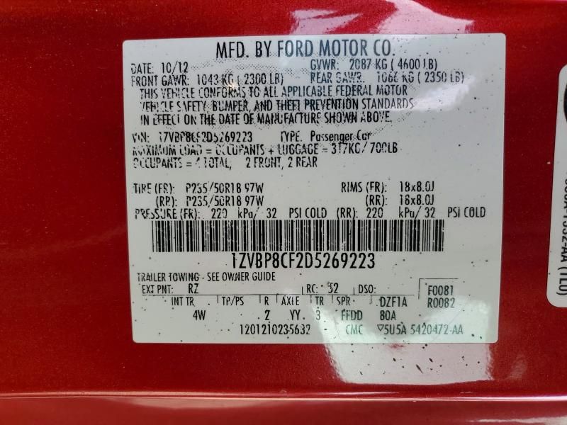 2013 Ford Mustang gt